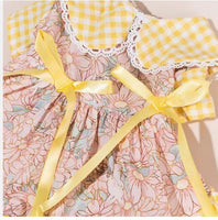 Yellow Gingham Dress